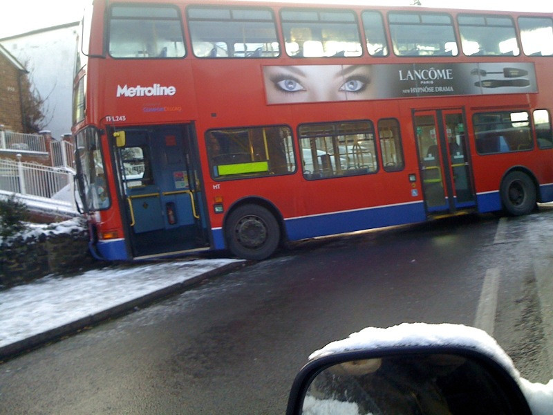 Vehicle crashes into Las Vegas bus near Spring Mountain, Decatur