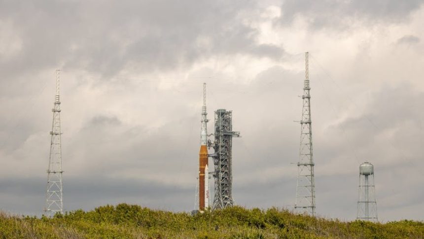 Core rocket for upcoming Artemis III mission arrives at Kennedy Space Center