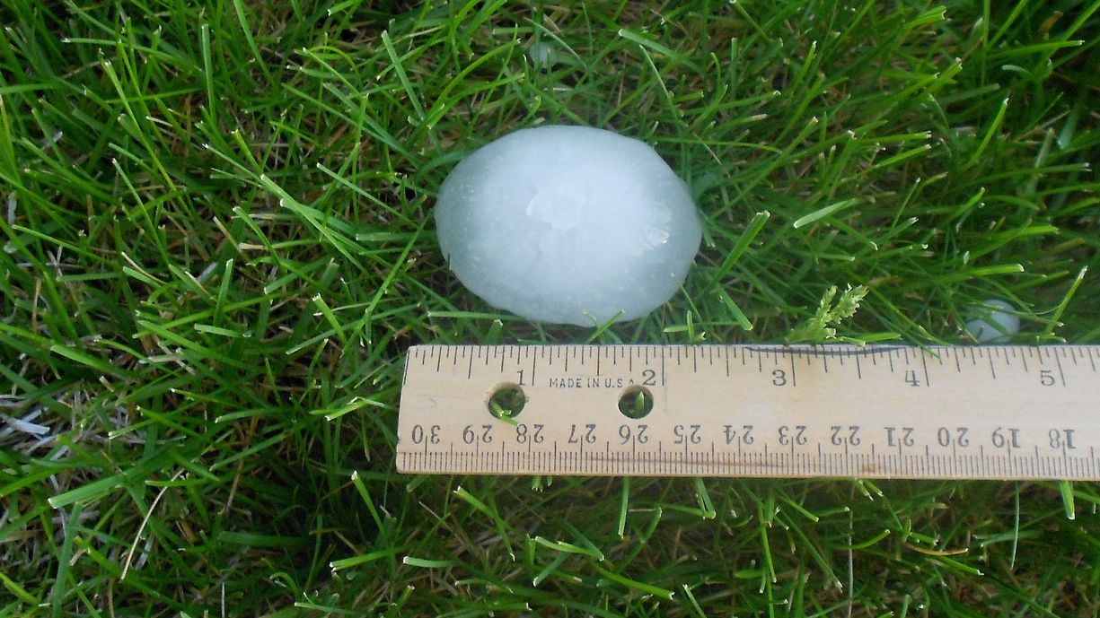 Only in Bangalore: 35°C at lunch, hailstorm by evening!