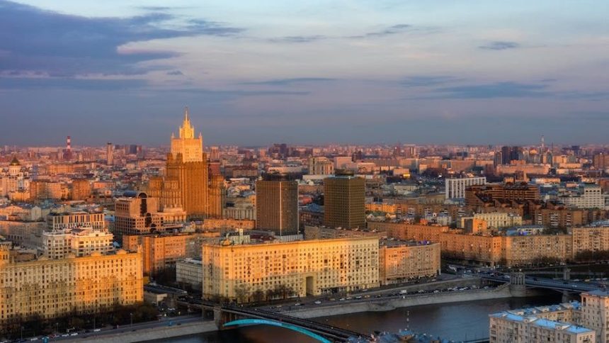 Drone Hits a Moscow High-Rise Days Before a Major Military Parade