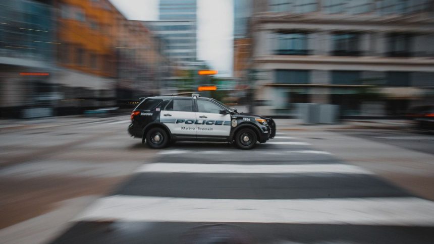Metro vehicle chase leads to foot chase at Strip intersection, police say