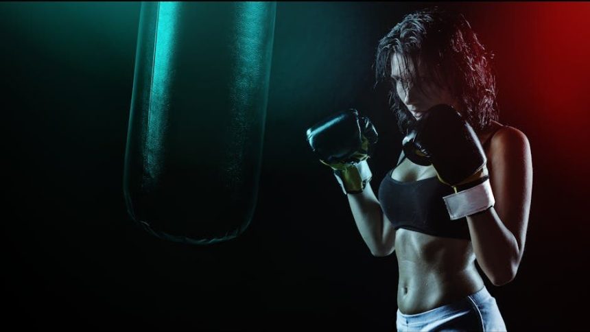 Palestinian girls train at a boxing club in Gaza, in photos