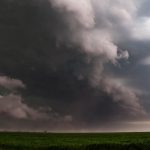The sheer scale of this supercell storm over a country road