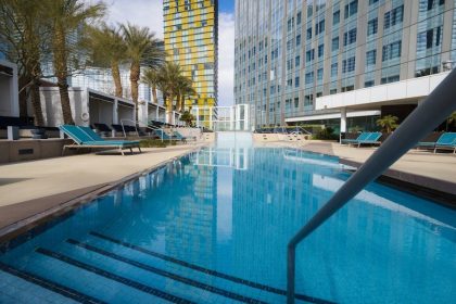 Juvenile transported to hospital after being found in Las Vegas pool