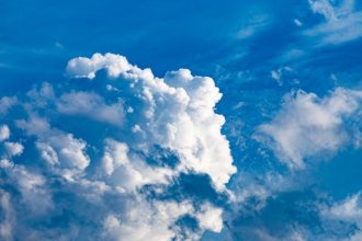 Today I saw a really good looking formation of clouds I had to take a photo
