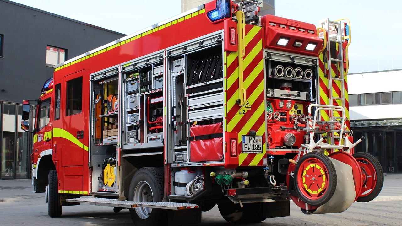 Firefighters battle massive container fire at shipping yard in Good Hope
