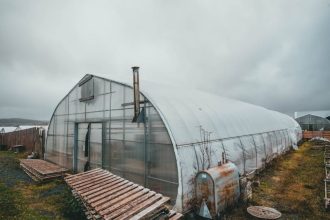 Pennsylvania greenhouse stays warm by storing heat underground