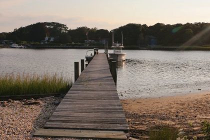 Luxe Hamptons estates with rare private piers and deep-water docks