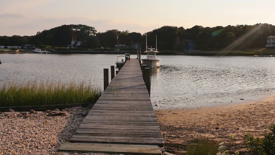 Luxe Hamptons estates with rare private piers and deep-water docks